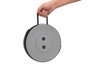 Kipit Taburete Plegable Gris de Plástico ABS 25x7,5x25 cm (Set de 8)