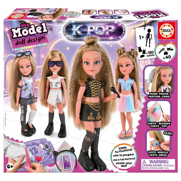EDUCA My Model Doll Design K-Pop EDUCA My Model Doll Design K-Pop