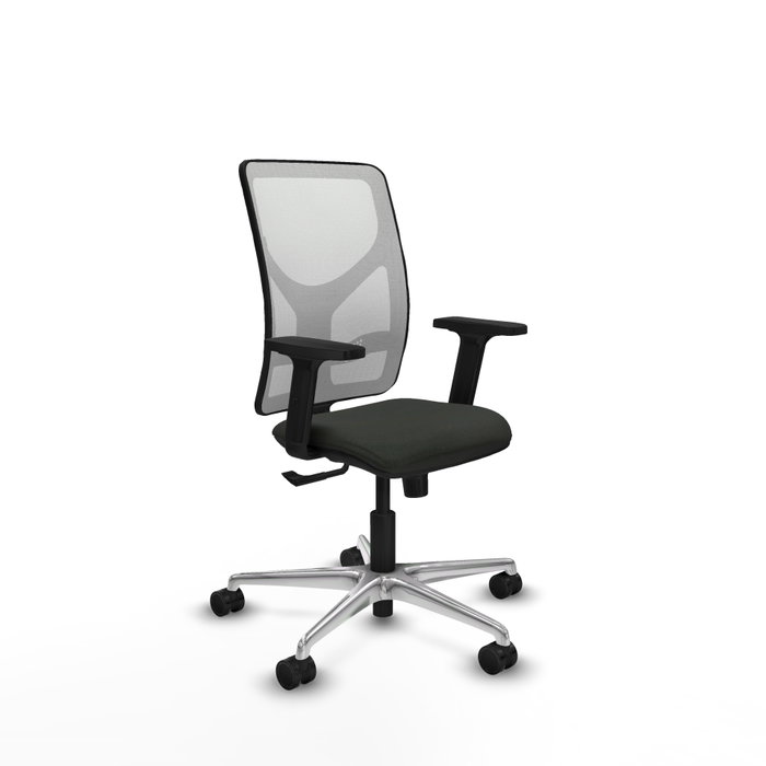 PIQUERAS Y CRESPO Silla de oficina Motilla con mecanismo Sincro, Negro y Blanco PIQUERAS Y CRESPO Silla de oficina Motilla con mecanismo Sincro, Negro y Blanco