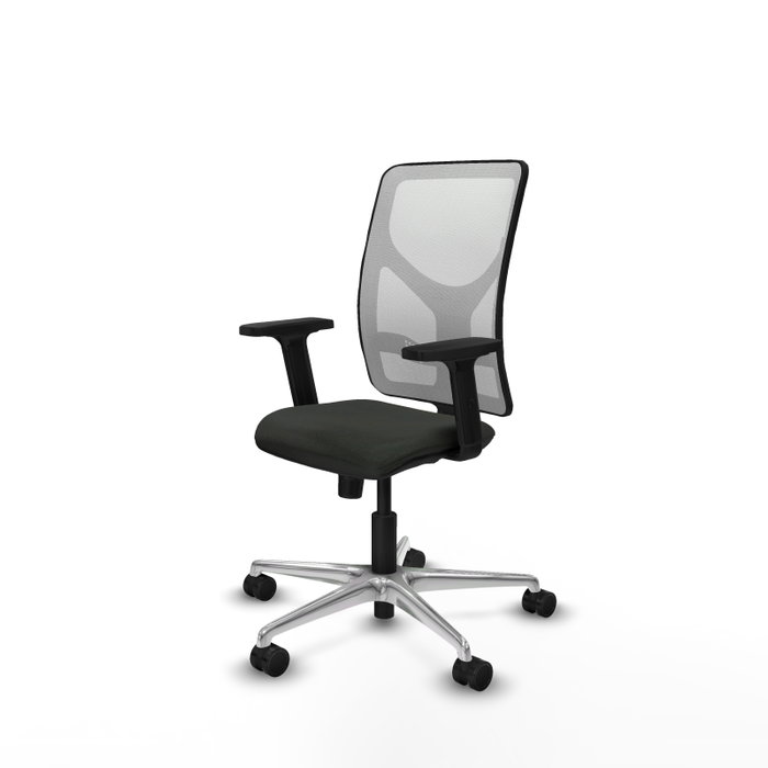 PIQUERAS Y CRESPO Silla de oficina Motilla con mecanismo Sincro, Negro y Blanco PIQUERAS Y CRESPO Silla de oficina Motilla con mecanismo Sincro, Negro y Blanco
