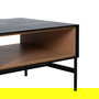 Mesa Centro Negro-Natural Dm-Madera 124 X 60 X 43,50 cm