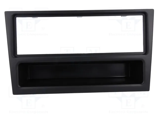 ACV Bastidor de montaje de radio 1 DIN para Opel, negro