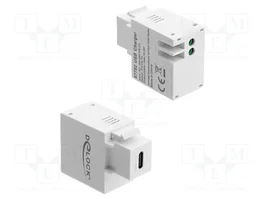 DeLOCK Módulo Keystone con puerto de carga USB Type-C™ blanco