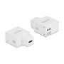 DeLOCK Módulo Keystone USB Type-C™ 2,1 A Blanco