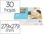 Post-it Bloc de Notas Adhesivas Super Sticky Amarillo 30 Hojas 279x279 mm