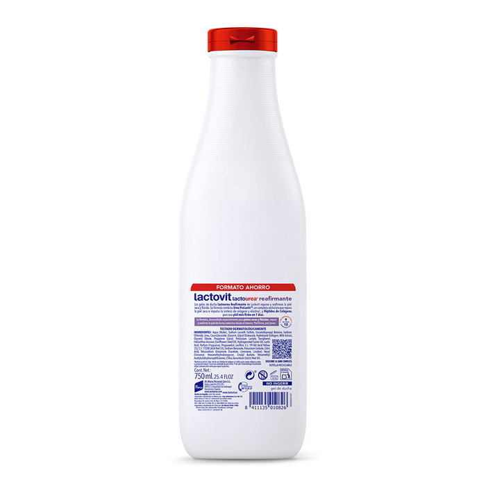 Lactovit LACTO - UREA Gel de Ducha Reafirmante con Urea y Colágeno para Piel Seca y Flácida 750 ml