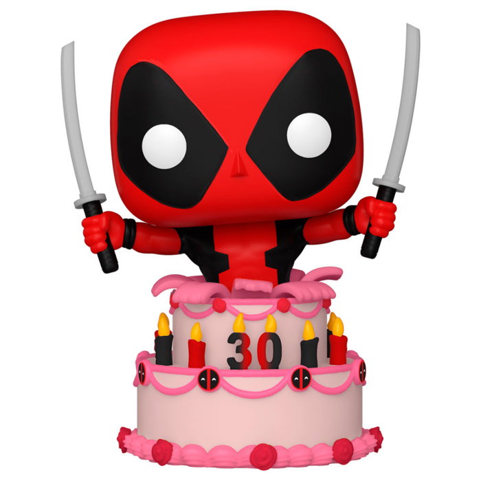 Funko Figura POP Marvel Deadpool 30th Deadpool in Cake Vinilo 9cm Caja Regalo Funko Figura POP Marvel Deadpool 30th Deadpool in Cake Vinilo 9cm Caja Regalo
