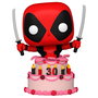 Funko Figura POP Marvel Deadpool 30th Deadpool in Cake Vinilo 9cm Caja Regalo