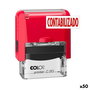 Sello Colop PRINTER C20 CONTABILIZADO Rojo (50 Unidades)