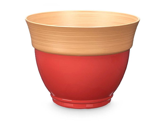 Ibergarden Maceta Abombada 30 cm Surtidos Bicolor (Set de 12)