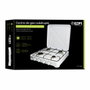 Edm Cocina de gas esmaltada 4 fuegos Blanco