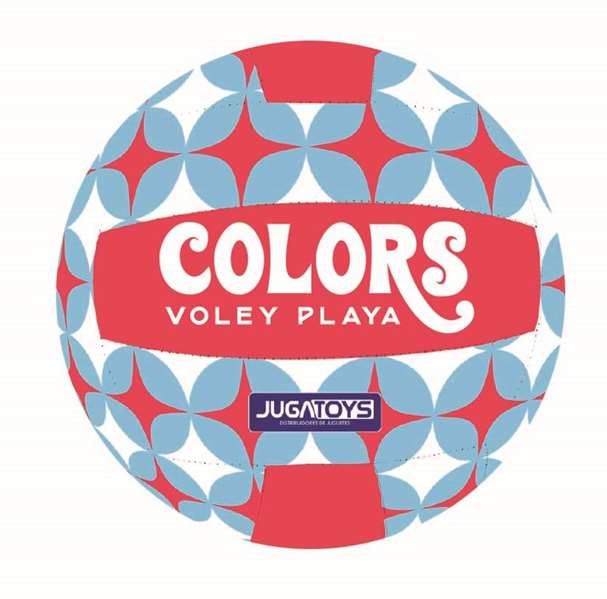 Balón volley playa colors, tacto suave, 21 cm, 270-290 gr. - modelos surtidos