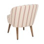 Ixia Sillón Rayas Terracota