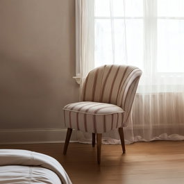 Ixia Sillón Rayas Terracota