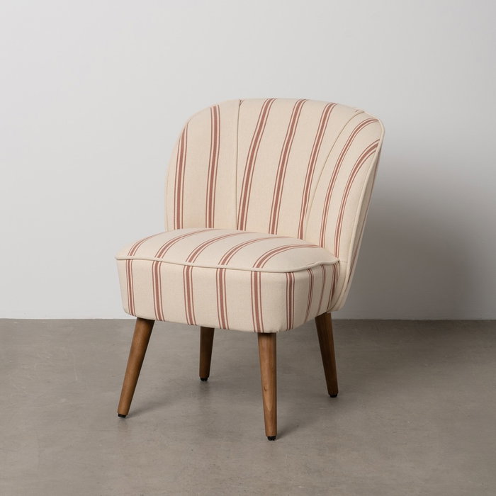 Ixia Sillón Rayas Terracota