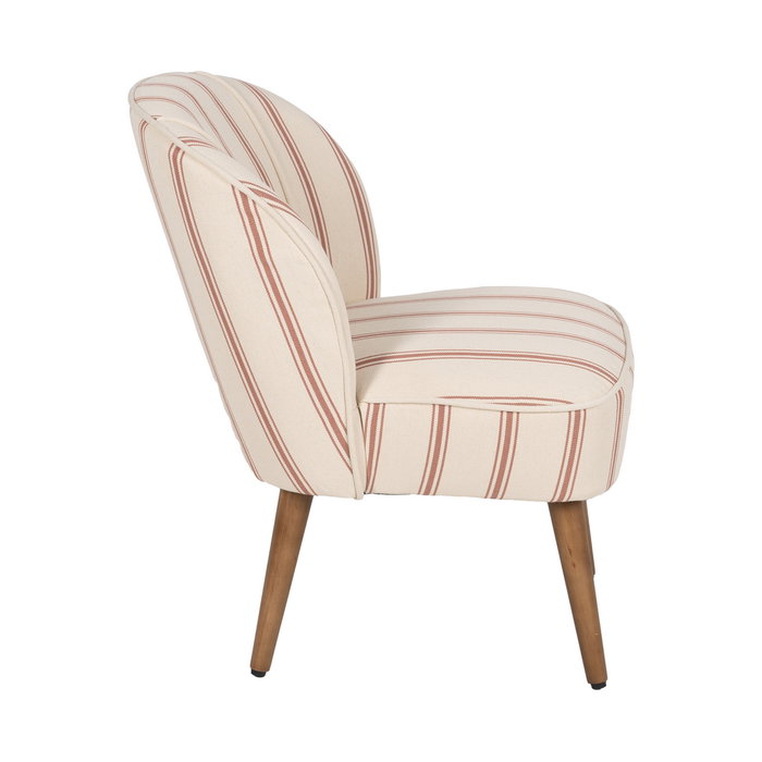 Ixia Sillón Rayas Terracota
