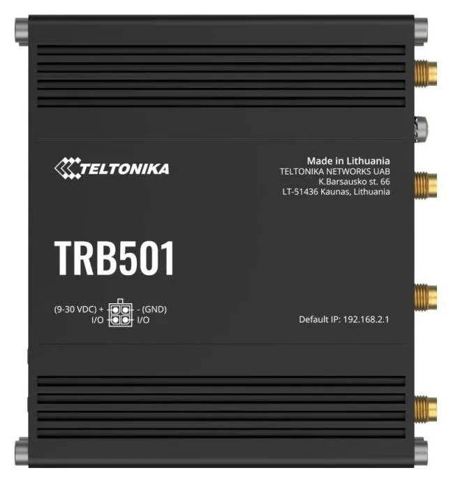 Teltonika TRB501 Industrial 5G Gateway con eSIM Teltonika TRB501 Industrial 5G Gateway con eSIM