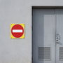 DUVER Señal de Prohibición Dirección Prohibida 245x245mm