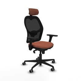PIQUERAS Y CRESPO Silla de oficina Jorquera Marrón/Negro