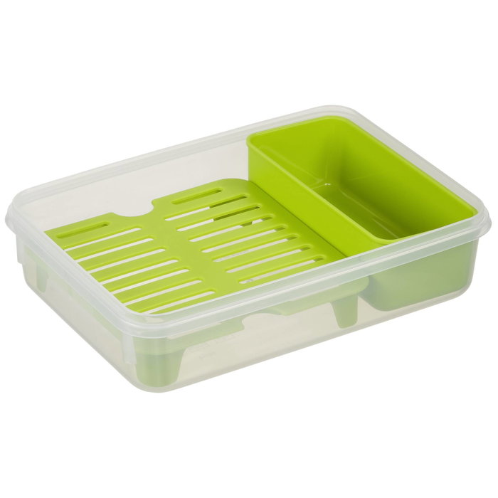 Emsa Clip&Go Brunchbox 518099 1,2l transparente/verde
