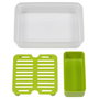 Emsa Clip&Go Brunchbox 518099 1,2l transparente/verde