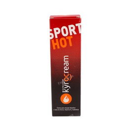 KYROCREAM Crema Efecto Calor Sport 120ml con Árnica, Hipérico y Caléndula para Masaje Deportivo y Recuperación Muscular