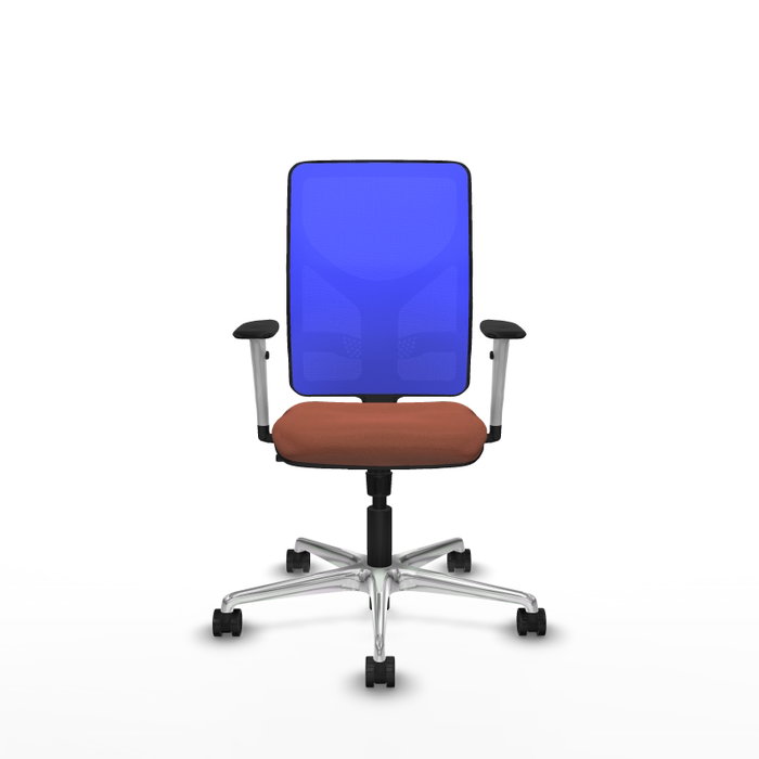 PIQUERAS Y CRESPO Silla de oficina Motilla con mecanismo Sincro, Azul y Marrón PIQUERAS Y CRESPO Silla de oficina Motilla con mecanismo Sincro, Azul y Marrón
