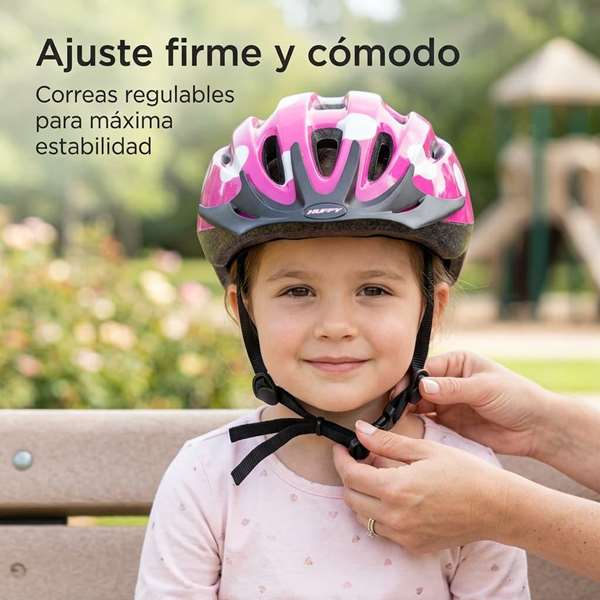 Disney Casco Infantil Minnie, Talla 50-54 cm, para Niñas 2-5 Años, PVC EPS Nylon
