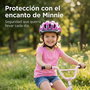 Disney Casco Infantil Minnie, Talla 50-54 cm, para Niñas 2-5 Años, PVC EPS Nylon