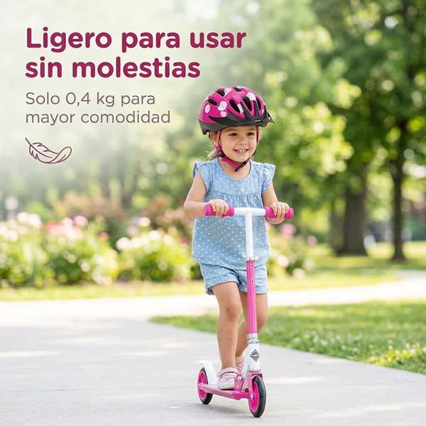 Disney Casco Infantil Minnie, Talla 50-54 cm, para Niñas 2-5 Años, PVC EPS Nylon