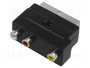 GOOBAY Adaptador de SCART a 3 RCA