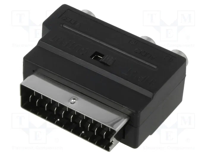GOOBAY Adaptador de SCART a 3 RCA GOOBAY Adaptador de SCART a 3 RCA