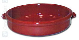 Bachaledca Hidalgo Cazuela de Barro para Cocina 28 cm Diámetro, Colección Hidalgo, No Apto Lavavajillas ni Microondas