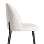 Silla Crema Tejido-Metal Contract 49 X 48 X 80 cm (Set de 2)