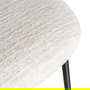 Silla Crema Tejido-Metal Contract 49 X 48 X 80 cm (Set de 2)