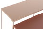 DKD Home Decor Set de 2 Consolas de Metal Rosa Palo