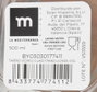 La Mediterranea Tarro de Vidrio Cuadrado con Tapa de Madera Lignes 0.5L (Pack de 24) SKU: B1K2P4EXDX