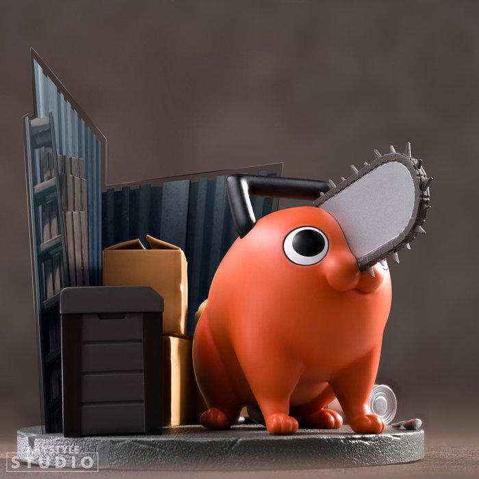 ABstyle Pochita Figura 10 cm Chainsaw Man X2 PVC Oficial Licenciada para Fans de Anime Manga Coleccionismo