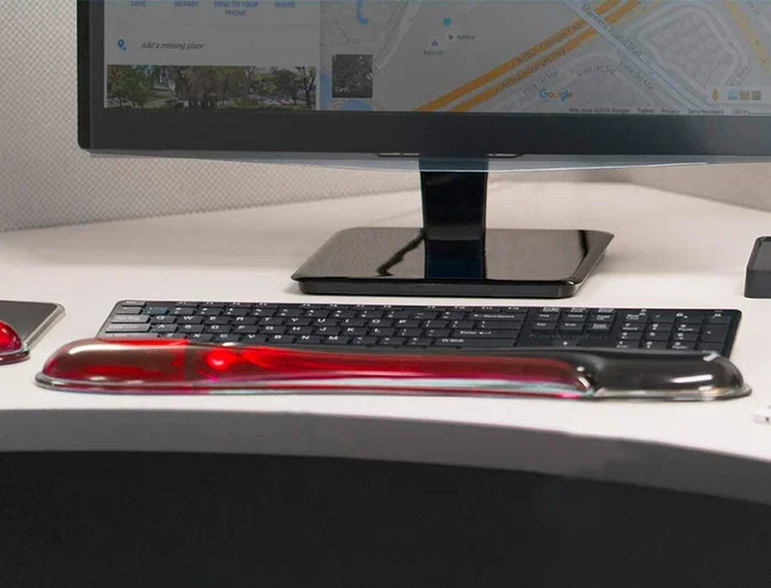 Kensington Reposamuñecas Duo Gel para Teclado Rojo/Negro Kensington Reposamuñecas Duo Gel para Teclado Rojo/Negro
