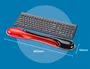 Kensington Reposamuñecas Duo Gel para Teclado Rojo/Negro