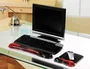 Kensington Reposamuñecas Duo Gel para Teclado Rojo/Negro