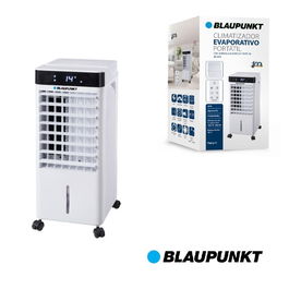 Blaupunkt Climatizador de Aire Acondicionado Frío/Calor 65W, Depósito 8L, 3 Velocidades, Hasta 20 m², con Mando a Distancia y Control de Temperatura