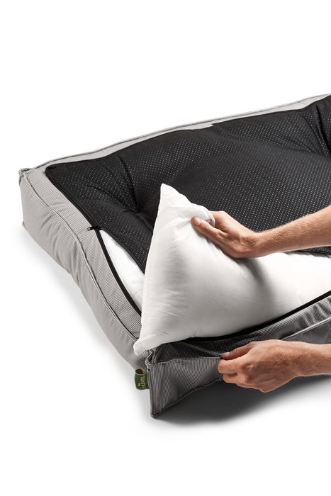 Hunter Cama Acolchada Lancaster 100x70 cm Marrón para Perros