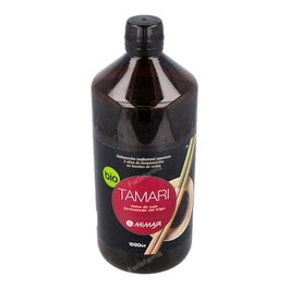 MIMASA Salsa De Soja Tamari 1L Bio - Elaboración Tradicional Japonesa, 2 Años de Fermentación en Barriles de Cedro, Sin Gluten, Condimento Natural