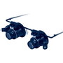 Discovery DGL 30 Lupa Binocular con Iluminación LED Azul