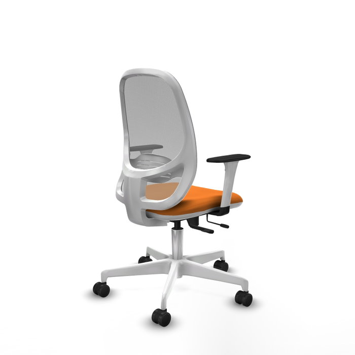 PIQUERAS Y CRESPO Silla de oficina Cilanco Naranja y Gris PIQUERAS Y CRESPO Silla de oficina Cilanco Naranja y Gris