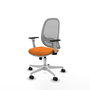 PIQUERAS Y CRESPO Silla de oficina Cilanco Naranja y Gris