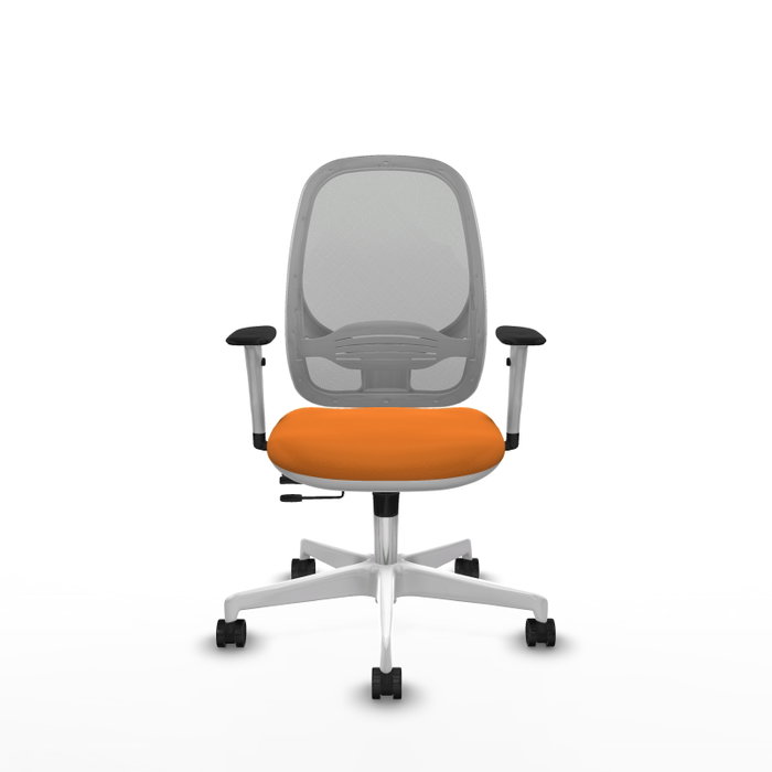 PIQUERAS Y CRESPO Silla de oficina Cilanco Naranja y Gris PIQUERAS Y CRESPO Silla de oficina Cilanco Naranja y Gris