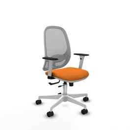PIQUERAS Y CRESPO Silla de oficina Cilanco Naranja y Gris