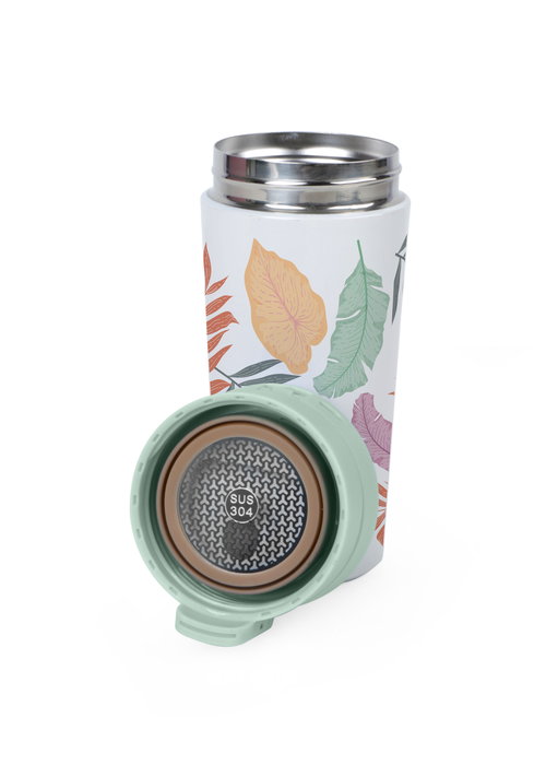 Thermosport Travel Mug Decorada 360ml (7.8 x 6.5 x 18 cm) (12 Unidades)